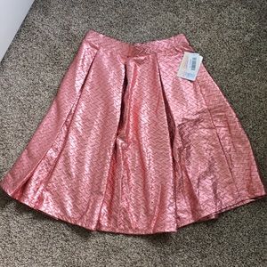 Holiday metallic LulaRoe Madison skirt